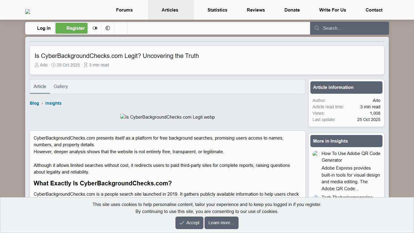 Is CyberBackgroundChecks.com Legit? Uncovering the Truth IconEra